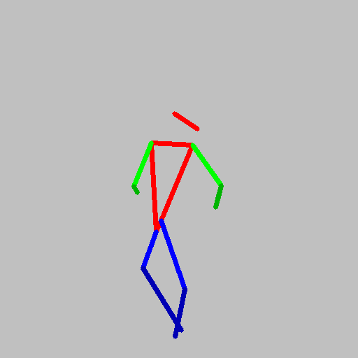 Dancing stick figure